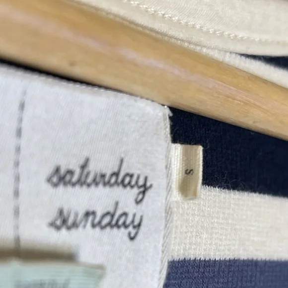 Soft Cotton  Striped Multicolor Long Sleeve Dress - Picture 8 of 10